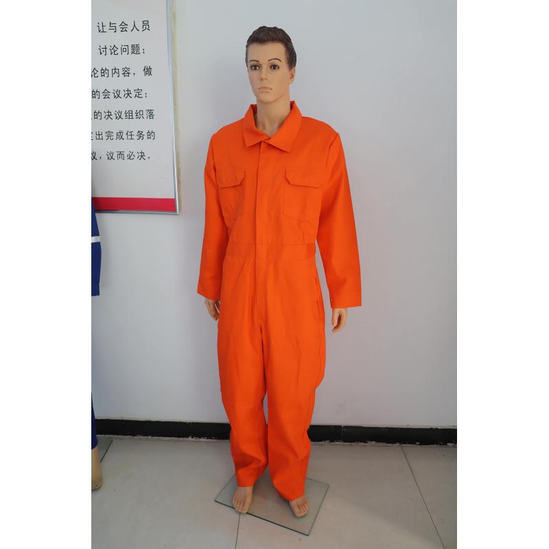 Orange working clothes