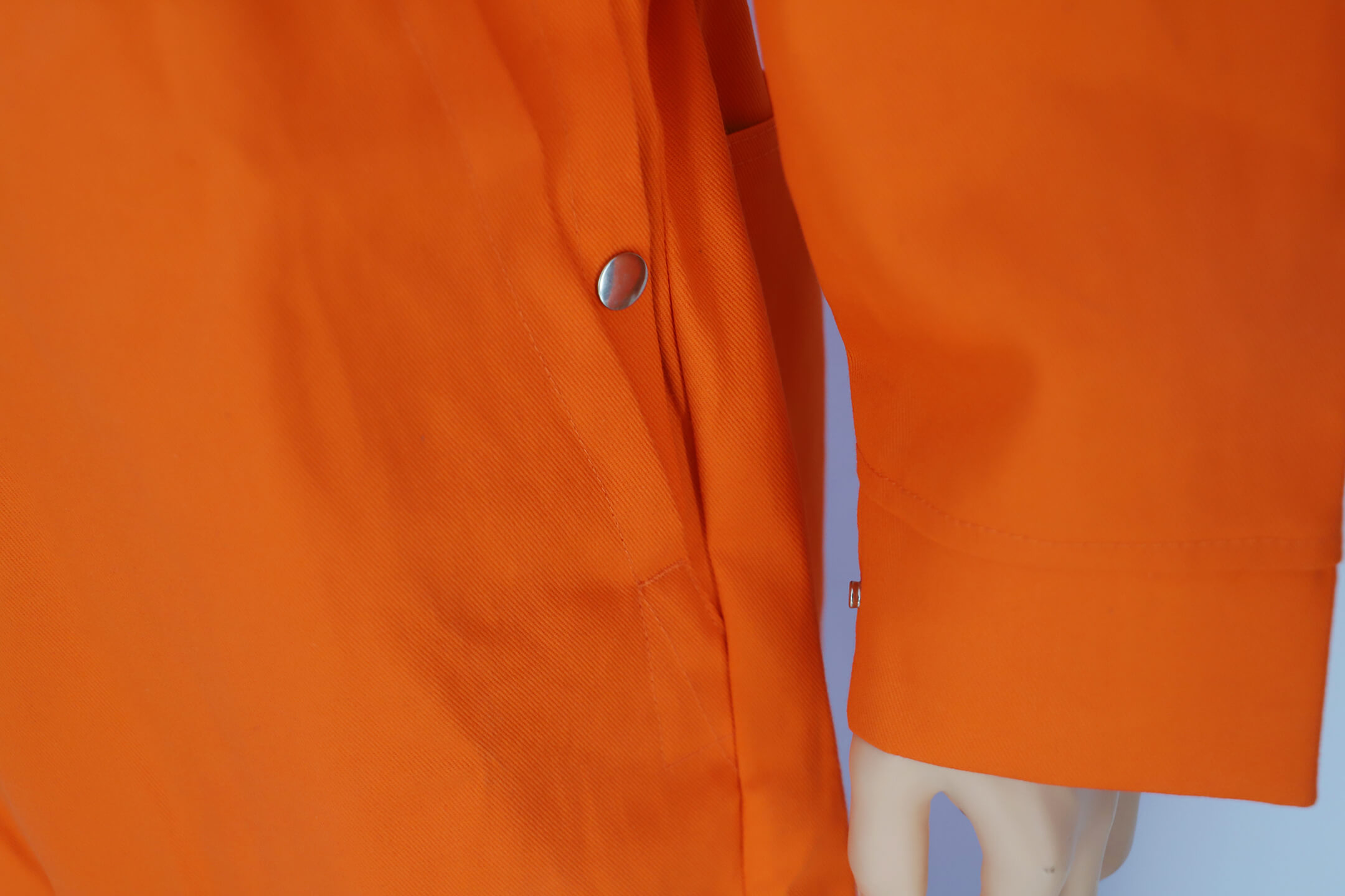 Orange working clothes