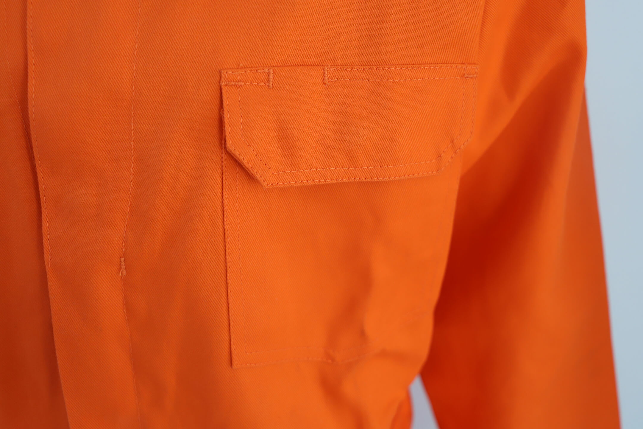 Orange working clothes