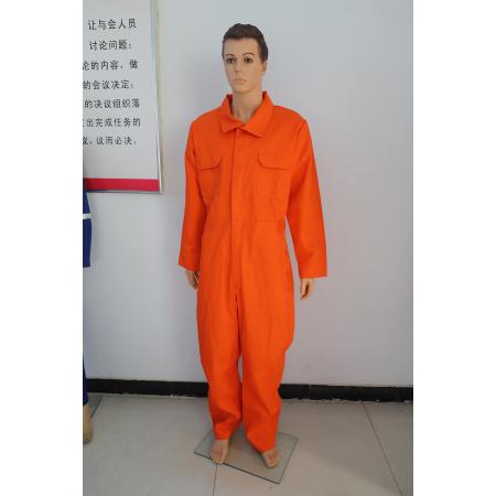 Orange working clothes